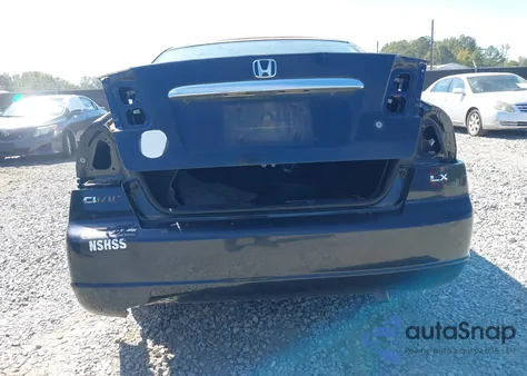 2003 Honda Civic Lx из США, поврежденный, VIN 1HGES16503L021458